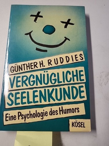 Vergnügliche seelenkunde - vergnügliche,