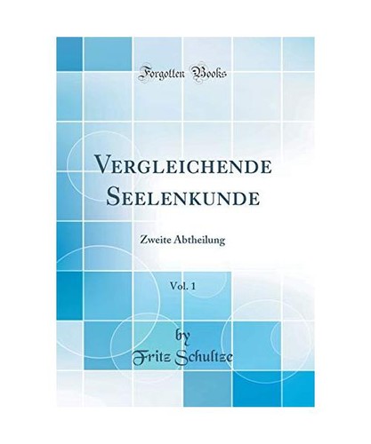 Vergleichende seelenkunde - vergleichende,