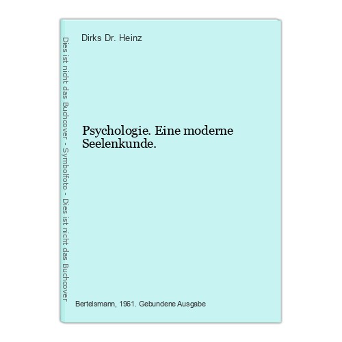 Psychologie eine moderne - psychologie.,