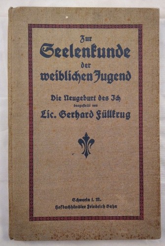 Zur seelenkunde der weiblichen - seelenkunde,